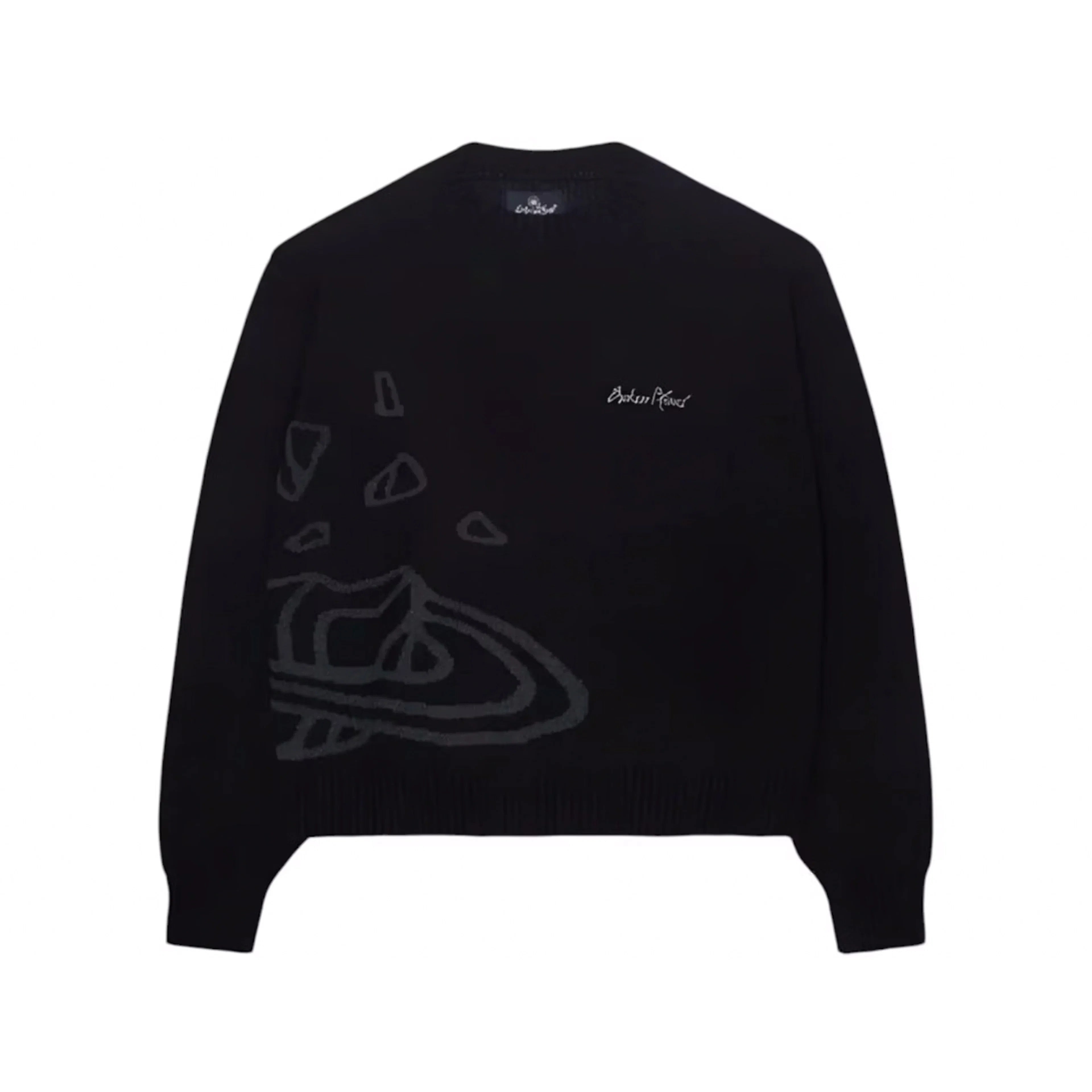 Broken Planet Knit Sweater 'Midnight Black'