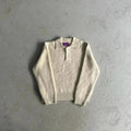 Light Beige Corteiz Knit Polo Sweater